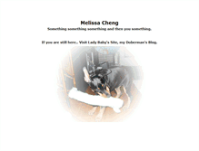 Tablet Screenshot of melissacheng.com